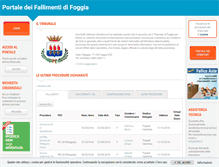 Tablet Screenshot of fallimentifoggia.com